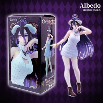 Box 22 CM 2023 Nové Anime Overlord albedo sexy kawaii Akcie Obrázok PVC vysoko kvalitný Model Hračky, Bábiky Zbierať Ozdoby, Darčeky