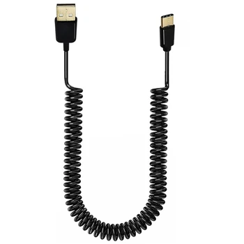 USB 3.1 Typ-C Samec na USB 2.0 Muž Nabíjací Kábel Jar Dátový Kábel Typ C Pre Telefón, Tabliet Zdvíhateľnej Kábel