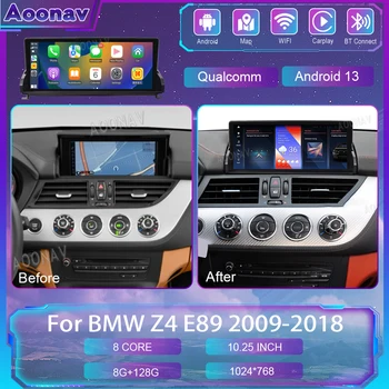 10.25 Palcový Android 13 autorádia Pre BMW Z4 E89 2009-2018 Auto Stereo Carplay Dotykový Displej GPS Navigácie Multimediálny Prehrávač Jednotky