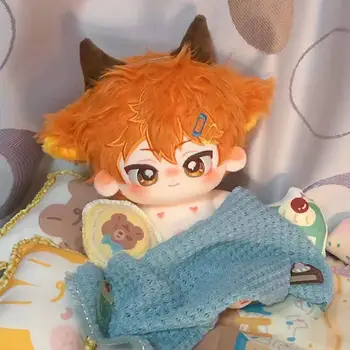 Pekný Chlapec Shoyo Hinata Haikyuu!! Roztomilé Ovečky Anime Plyšové Telo Zdobiť Bavlna Plushie 20 cm Cosplay Maskot Vianočný Darček