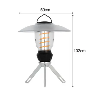 LED Camping Stan Svetlo USB Nabíjateľné Plynulou Stmievateľné s Statív Kempingové Svietidlo pre Rybolov, Turistika Strany Camping Výpadku