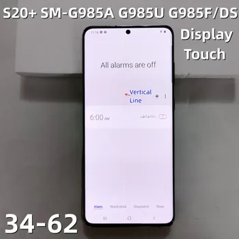 Pôvodné Super AMOLED Displej Pre Samsung Galaxy S20 Plus G985F LCD Displej Dotykový Displej Digitalizátorom. Pre Galaxy S20+ Oprava Dielov