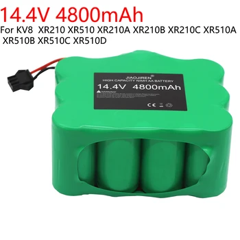 14,4 V 4800mAh Ni-MH Vysávač batérie pre KV8 Cleanna XR210 XR510 série XR210A XR210B XR210C XR510A XR510B XR510C XR510D