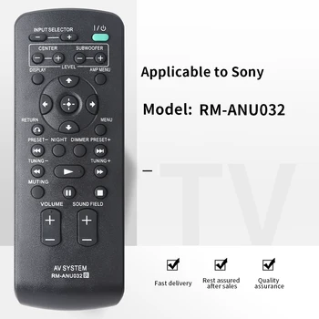 ZF platí pre Nových RM-ANU032 Nahrádzajú Diaľkové Ovládanie vhodné pre Sony Systém domáceho Kina RHT-G950 RHT-G900 RHT-G11 RHT-G15