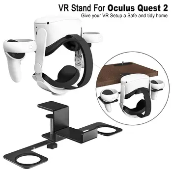 Káblový Manažment Stôl, Vešiak Pod Stôl Pripojiť Headset Vešiak VR Stojan pre Slúchadlá, Stand Pre Meta Quest Pro