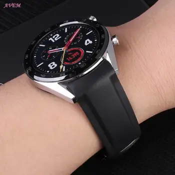 Silikónové watchband pre Huawei GT2 smart hodinky pás elegantné a exkluzívne hodinky remienok 20 mm 22 mm gumy arc úst náramok reťazca