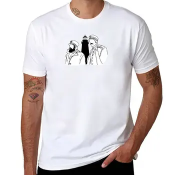 Maják T-Shirt Krátke tričko T-shirt krátke letné topy ťažkej váhe, t košele pre mužov
