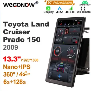1920*1080 Ownice Android10.0 pre Toyota Pôdy Cruiser Prado 150 autorádia Video Audio 13.3