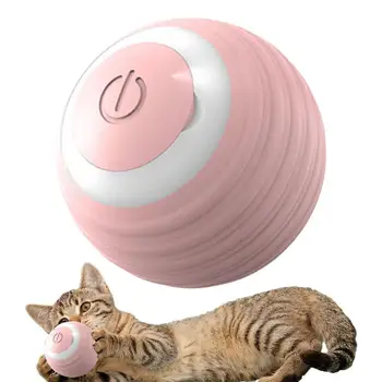Inteligentné Elektrické Mačka Loptu Hračka Interaktívna Prenosné Automatické 360 stupeň Koľajových A Provokujúcej Loptu Pre Mačky Školenia Pet Príslušenstvo