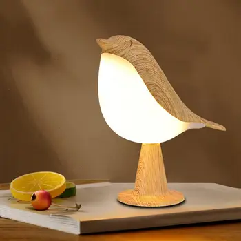 LED Vták Lampa Stmievateľné Farebná Teplota Nastaviteľné obraz bez Blikania Tvorivé Tvar nočnom stolíku Nočné Svetlo Spálne Dekorácie
