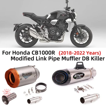 Slip Na Honda CB1000R 2018 -2021 2022 Motocykel Výfukových Uniknúť Systém Tlmič Upraviť Šál Uprostred Prepojenie Potrubia DB Vrah