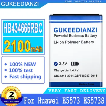 GUKEEDIANZI HB434666RBC 2100mAh Batériu Pre Huawei Router E5573 E5573S E5573s-32 E5573s-320 E5573s-606 E5573s-806 Mobilný Telefón