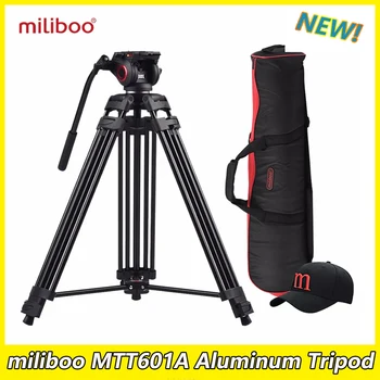miliboo MTT601A Hliníka, Ťažkých Tekutiny Hlavu Fotoaparátu Statív pre Videokamera/DSLR Stojan Profesionálne Video Statív