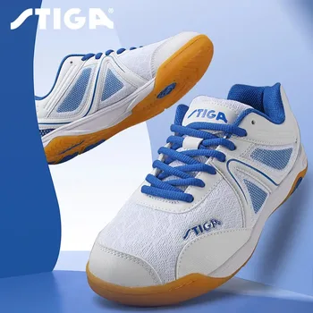 Skutočné Stiga Športové 5521 5522 Profesionálny Stolný Tenis Topánky Mužov a Žien, Cvičenie Tenisky Krytý Ping Pong Topánky