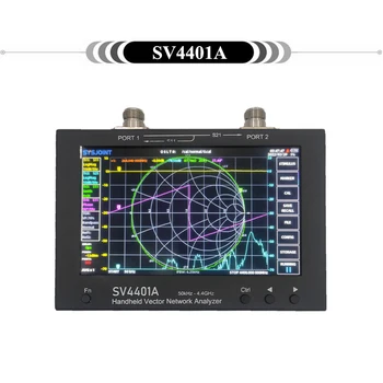 SV4401A 7 Palcový Dotykový Lcd 50KHz-4.4 GHz Vektor Analyzátora Siete Hf a Vhf Uhf Anténa Analyzer Aktualizácia Z Nanovna Vna