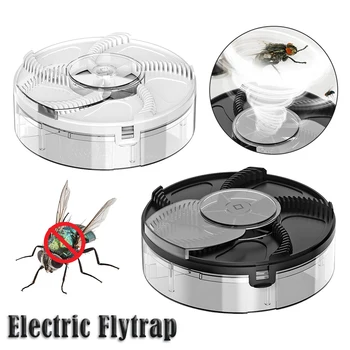 Bělokrkého Flytrap USB Automatické Pešti Lietať Catcher Vrah S Návnadami Elektrické Fly Trap Zariadenie Hmyzu Pest Odmietnutie Kontroly Catcher