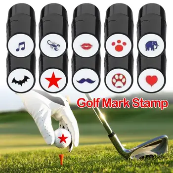 Vysoko Kvalitné Outdoorové Športy Golfista Darček Quick-dry Golfové Príslušenstvo Známky Tesnenie Golf Loptu Stamper Golf Pečiatky Značky