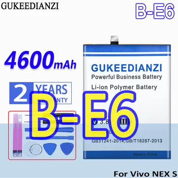 Vysoká Kapacita GUKEEDIANZI Batéria B-E6 BE6 4600mAh Pre Vivo NEX S NEXS Mobilného Telefónu, kontakty batérie