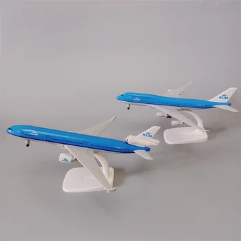 20 cm Zliatiny Kovov VZDUCHU Holandsko KLM Airlines a Boeing B747 MD MD-11 Lietadlo Model Diecast Rovine Model Lietadla w Vstupnej Výstrojom