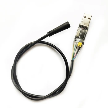 1 Kus Klince Programovanie USB Kábel Pre Bafang BBS01 BBS02 BBS03 BBSHD Polovice Disk / Center Elektrický Bicykel Motorových Naprogramované Kábel