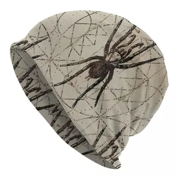 Spider Eurypelma Na Posvätnej Geometrie Vzor Čiapočku Čiapky Starovekého Egypta Digital Art Skullies Čiapky Lyžiarske Čiapky Kapoty Homme Čiapky