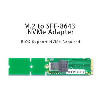 M. 2 SFF-8643 NVMe Adaptér