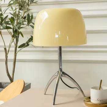 Moderné, Jednoduché, Stolná Lampa Pre Spálne Posteli Štúdia LED Sklo Stôl Svetlo taliansky Návrhár Foscarini Lumiere stolná Lampa