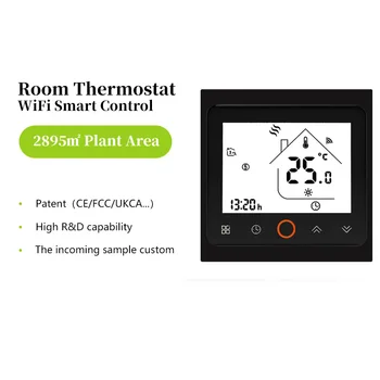 Inteligentný Regulátor Teploty Centrálna Klimatizácia Panel Fan Coil Jednotky RS485 Protokol Radič NTC Snímacieho Prvku