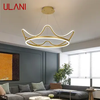ULANI Nordic Prívesok Lampa Moderného Zlata, Tvorivé LED Koruny Príslušenstvo Pre Domáce Obývacia Izba, Spálňa Decor Luster Svetlo