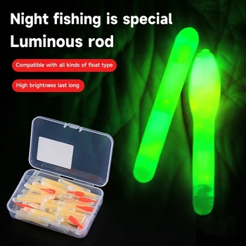 30/50 KS Rybárske Float Svetlo Stick Fluorescenčné Lightstick Noc Plávať Prút Svetlá noia Stick Užitočné Veľa Rybárskym Náčiním