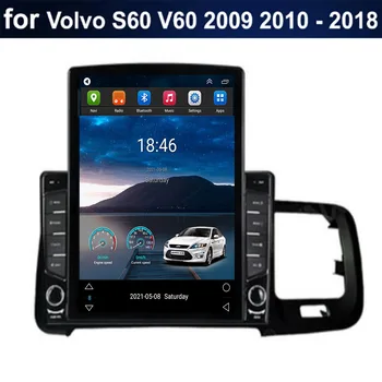 5GLTE +WIFI Android 12 Volvo S60, V60 2009-2018 Tesla Typ autorádia Multimediálne Video Prehrávač, Navigácia GPS