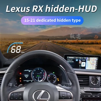 Yitu HUD vhodné pre 15-21 Lexus RX200-270-300-350-450 skryté head up displej rýchlosť vozidla, projektor