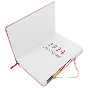 2024 Agendy Knihy Denné Notebook Mesačný Plánovač Poznámkový Blok Plán Notebooky Študentov Jemné Anglický Notebook