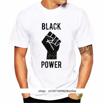 letné black power list print t shirt mužov grafické tees black žije ohľadu na to, tričko camisetas hombre čiernej afriky t-shirt muž