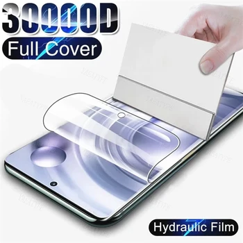 Úplné Pokrytie Hydrogel Film Pre Vivo X90S X70 X80 Pro Plus Screen Protector Vivo V27 V25 S16 S17 iQOO 11 10 9 8 Pro Ochranný Film