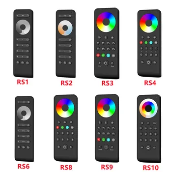 2.4 G RF bezdrôtová led pásy Radič Dotyk Diaľkové 2/4/8 Zóny LED stmievač pre jednu farbu/dual color/RGB/RGBW/RGB+SCS led pásy