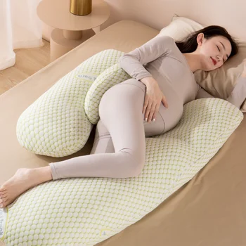 180x110x80cm Tehotné Ženy Vankúše Chrániť Pás Spánku na Bruchu Všetky Sezóny Počas Tehotenstva, Materstva,