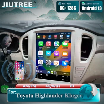 Autorádio Android 13 Pre Toyota Highlander Kluger 2001-2007 Auto Multimediálny Prehrávač Auto GPS Navigácie Vedúci Jednotky Bezdrôtový Carplay