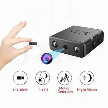 Mini Micro Kameru v rozlíšení Full HD 1080P Home Security Videokamera Nočné Videnie smartCam Detekcia Pohybu, Video Voice Dohľadu Nahrávač