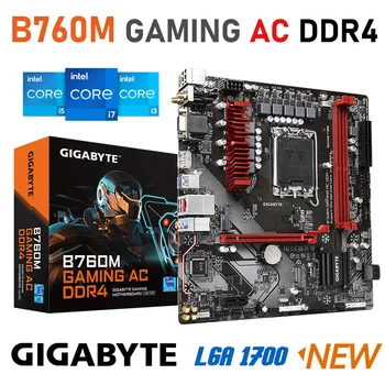 Gigabyte B760M HERNÉ AC DDR4 LGA 1700 základná Doska Intel 12. a 13. Generácie Core i3 i5 i7 i9 LGA 1700 Procesor Intel B760 Doske
