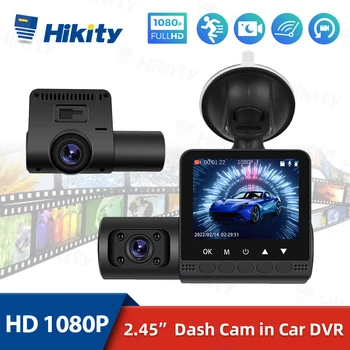 Hikity Auta DVR videorekordér Dash Cam ADAS GPS Fotoaparát 24H Parkovanie 1080P Podpora Zadné Interiéru Fotoaparát Záznamník