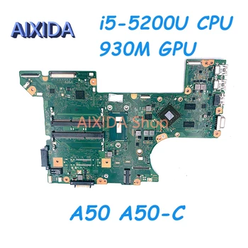 AIXIDA FAEPSY0 A3963A Doske Pre Toshiba TECRA A50 A50-C prenosný počítač Doske i5-5200U CPU 930M GPU DDR3L Celý test