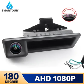 Smartour Fisheye Objektív 1080P HD AHD Vozidla parkovacia Kamera Pre BMW 3 Series 5 X5 X1 X6 E82 E84 E88 E90 E91 E92 E93 E60 Auto Cam