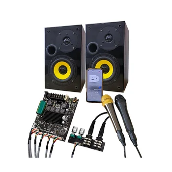 ZK-AM100F Viesť Typ KTV Mikrofónu, Zvukový Systém 2.1 Kanálový Bluetooth Zosilňovač Dosky 50+50+100 W