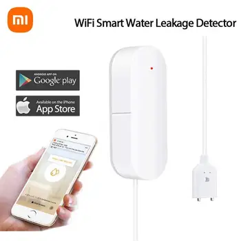 Xiao WiFi Vody Snímač Úrovne Tuya Úniku Alarm Povodňových Detektor Úniku Smart Home Život APP Vody Upozornenie Pretečeniu Alarm Security
