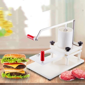11 cm/13 cm Príručka Hamburger Stlačte Pre Burger Tvárniacich strojov pre Domácnosť Obchodné Kolo Burger Mäso Tvarovanie Pätky Maker Stroj