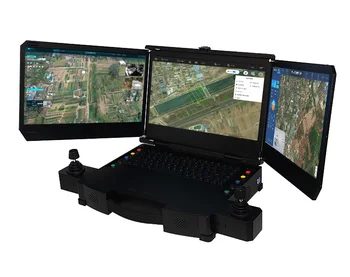 uav ground control station Tri obrazovke zem stanica 15 km 5 G 16 G Core i7-10610U Autopilota Systémov Pomocou drone príslušenstvo