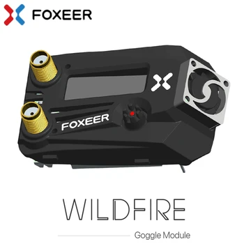 FOXEER Wildfire 5.8 GHz 72CH Duálny Prijímač OLED Displej Podpora OSD Aktualizáciu Firmvéru 5-16V na Fatshark RC FPV Okuliare DIY Časti