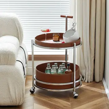 Minimalistický Luxusné Moderné Konferenčné Stolíky Hnuteľného Double Decker Úložný Košík Centrum Tabuľka Gauč Strane Tabuľky Nábytok Obývacia Izba