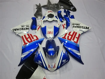Nový Motocykel, ABS Horské Kit vhodný Pre YAMAHA YZF-R1 2012 2013 2014 YZF R1 Karosériou Shell Nastaviť Vlastné Modrá Biele